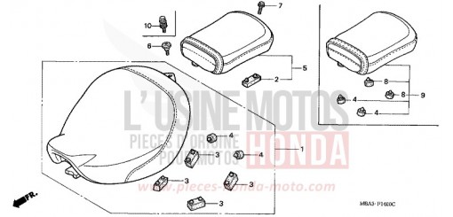 SIEGE VT750C2V de 1997